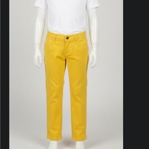 Crew cuts size 7 toothpick jeans mustard yellow